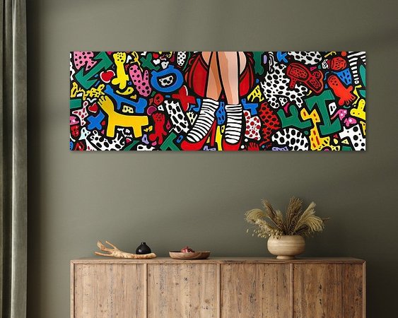 Example of the artwork in a room