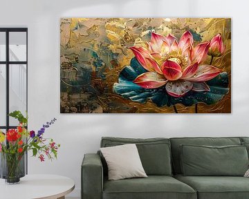 Fleur de lotus sur Egon Zitter