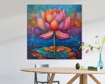 Heilige Lotusbloem van Egon Zitter