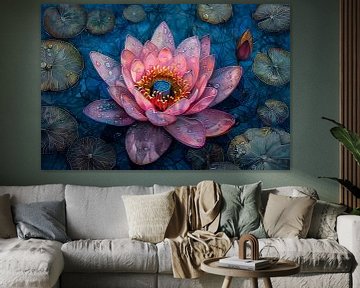 Heilige Lotusbloem van Egon Zitter