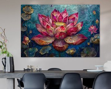 Heilige Lotusbloem van Egon Zitter