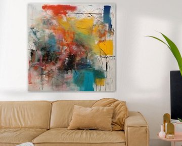 Abstract Expressionism - Painting Print 04 by Team W 32 Gallery
