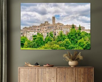 Italië Toscane dorpje San Casciano dei Bagni van eric van der eijk