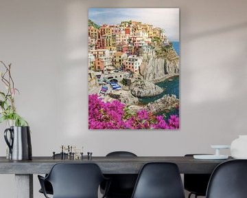 Bella Italia - Manarola, Cinque Terre Italië - Vakantiereisfotografie van Dagmar Pels