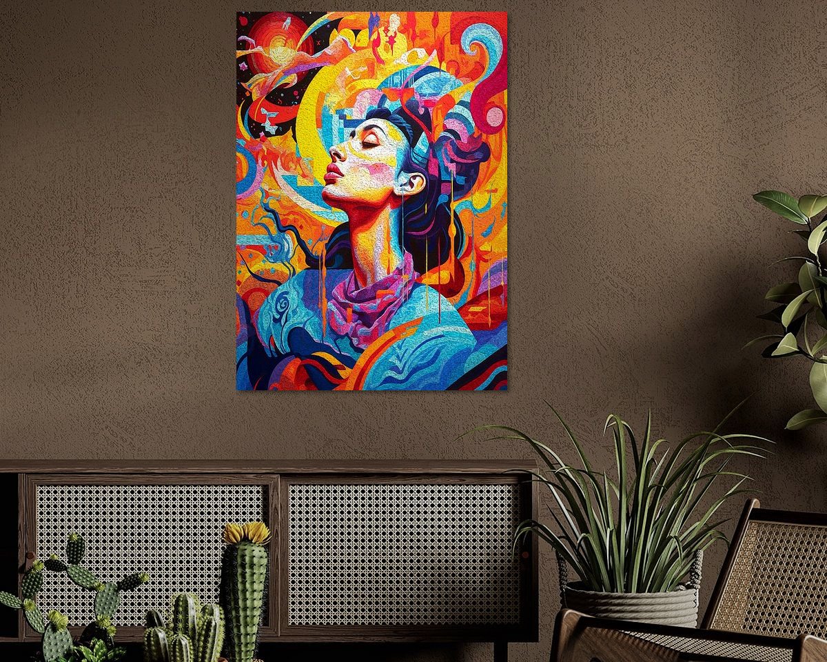 Example of the artwork in a room