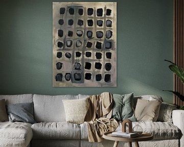 Modern en abstract a-symmetrisch patroon van Studio Allee