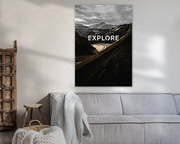 Explore mountains Iceland van Jurriaan Huting