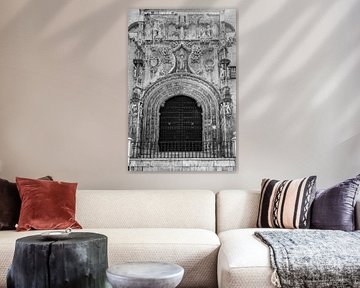 Catedral de la Encarnación de Málaga | Sonnentor | Reisefotografie | Schwarz-Weiß-Fotografie | Kathedrale von Laura Dijkslag