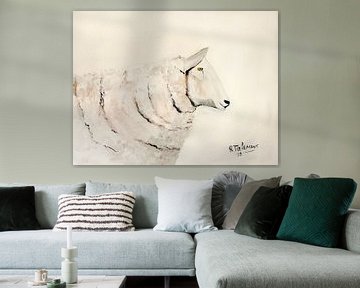 Sheep by Rita Tielemans Kunst