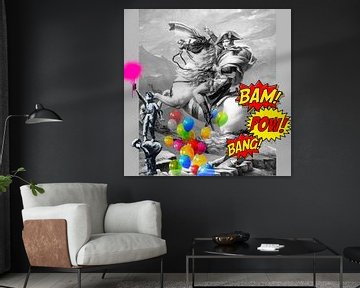 Napoleon Banksy Hommage - Bam - Pow - BANG 01 van Felix von Altersheim