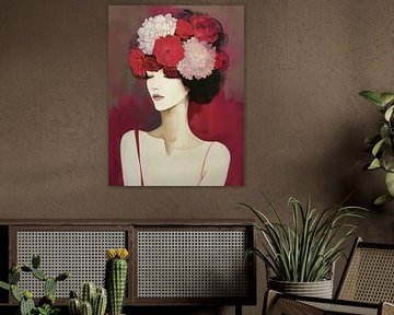 Vrouw portret van Bert Nijholt