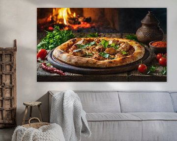 Pizza mit Fleisch von Mustafa Kurnaz
