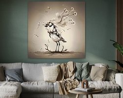 Example of the artwork in a room