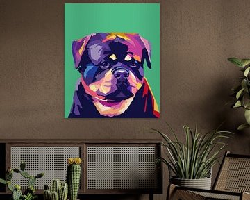 Pop-art portretten van puppies van sanggidesign