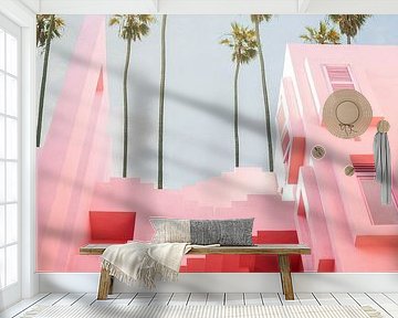 Muralla Roja,  Manzanera Calpe, Spanje Reisfotografie van Dagmar Pels