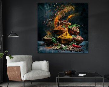 Vliegende kruiden van Poster Art Shop