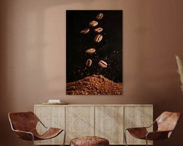 Coffee beans - wall mural for coffee lovers by Poster Art Shop