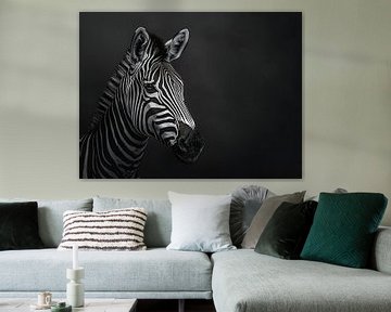 Zebra paard van PixelPrestige