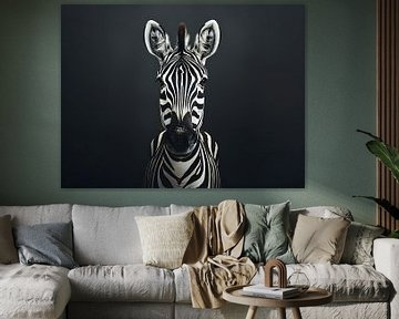 Zebra paard van PixelPrestige