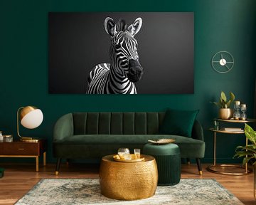 Zebra paard van PixelPrestige