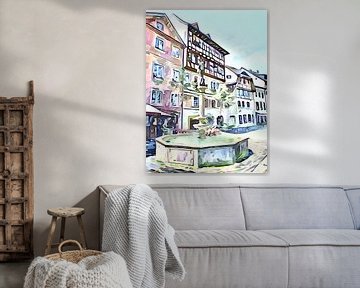 Stein am Rhein, Bodenmeer, motief 3 van zam art