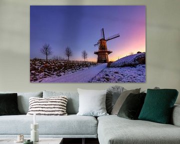 Sonnenuntergang in der Mühle von Woudrichem von Sugar_bee_photography