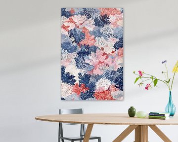 Abstracte kleurrijke patronen van koraal van Art & Soul Creations