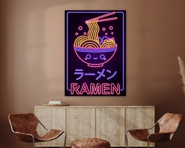 Neon Ramen van Steven Kingsbury