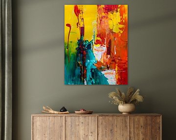 Abstrait coloré sur Owolan Art