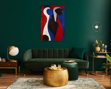 Abstracte kleurrijke vormen in moderne stijl van Art & Soul Creations