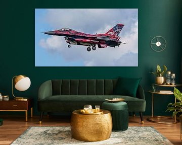Turkse General Dynamics F-16C Fighting Falcon. van Jaap van den Berg