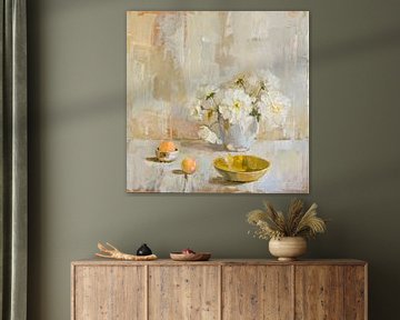 Blumen im Monet-Stil | Blumenmalerei von Wunderbare Kunst