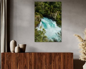 Huka Falls, Nieuw Zeeland van Nynke Altenburg