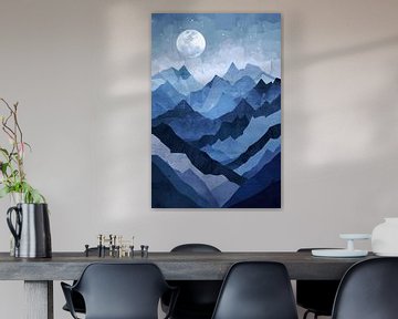 Berglandschap van Poster Art Shop