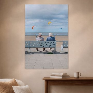 Kite flying at Scheveningen beach