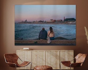 Een romantisch rendezvous met uitzicht van Scheveningen