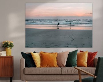 Surfers zonsondergang van HelloHappylife