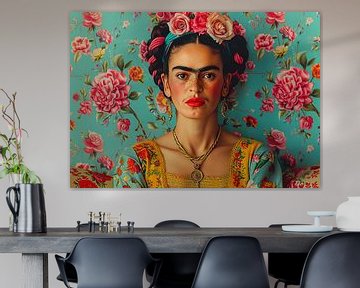 Frida Poster - Frida Kunstdruk van Niklas Maximilian