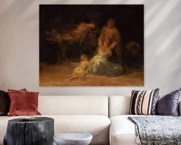 Geweld tegen twee vrouwen, Francisco de Goya