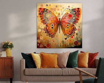 Vlinder abstract van Imagine