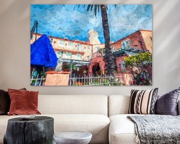 Hotel La Valencia - La Jolla, Californië van Joseph S Giacalone Photography