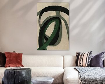 Green On Canvas No 1