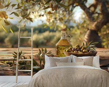 Mediterrane Oliven von Poster Art Shop