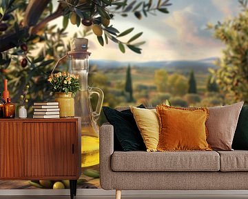 Mediterrane Oliven von Poster Art Shop