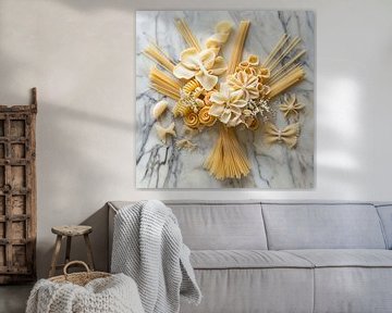Pastabloemen van Poster Art Shop