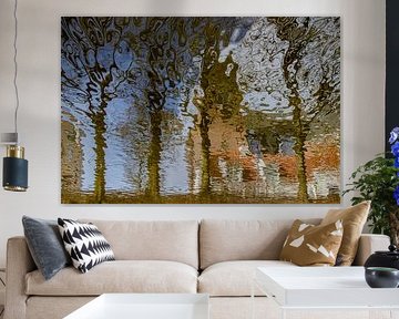 streetscape with trees