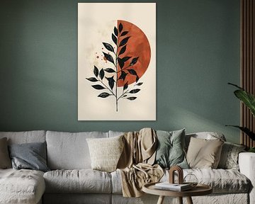 Abstract plant art by Poster Art Shop