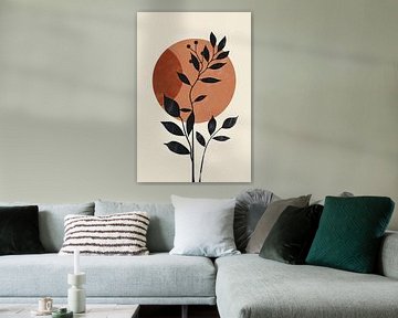 Minimalistische planten van Poster Art Shop