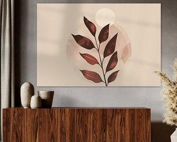Geometric plant composition by Poster Art Shop