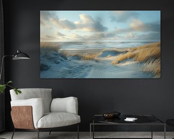 Indrukwekkend Lichtspel aan de Kust variatie 4 van Steinfox Art